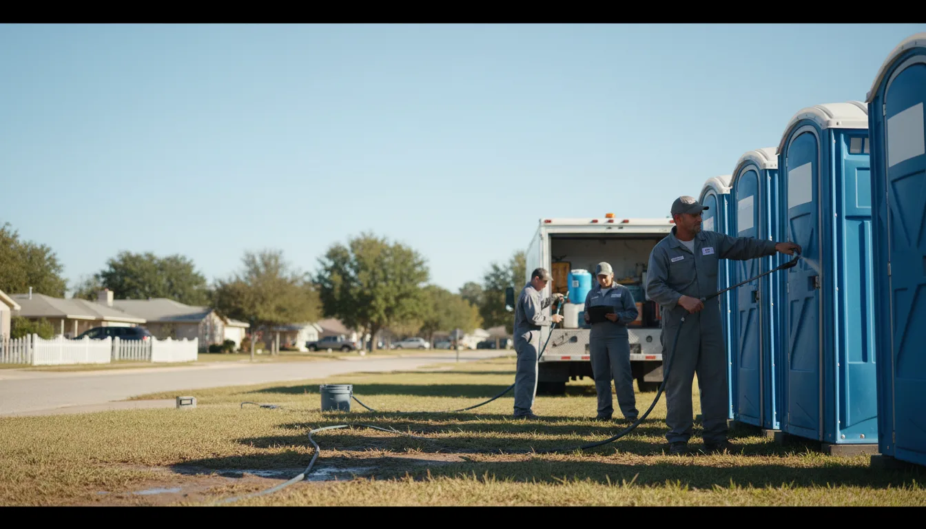 Long-Term Portable Toilet Rental in Meridianville, AL near me